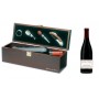 Wood set with accessories and a red wine bottle 75 cl Saumur Champigny Chateau Yvonne 2019