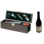 Wood set with accessories and a red wine bottle 75 cl Savigny-les-Beaune  "Les Petits Picotins" 2018, Domaine Camp-Atthalin